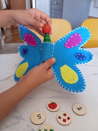 Gioco Montessori Il Bruco matematica