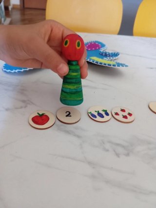 Gioco Montessori Il Bruco matematica