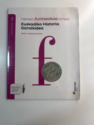 Espainiako historia, 2 Batxilergoa ezagutu saila