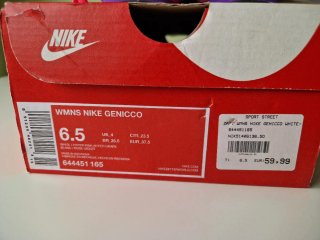 Zapatillas Nike Genicco rosas talla 37.5