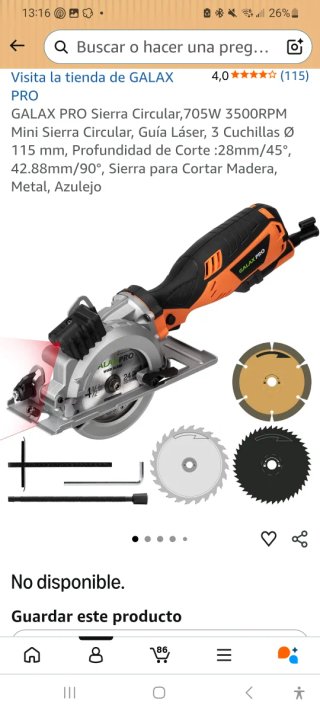 Sierra Circular Galax Pro 705W