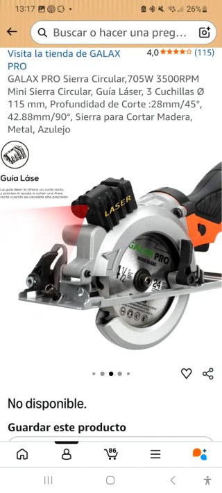 Sierra Circular Galax Pro 705W
