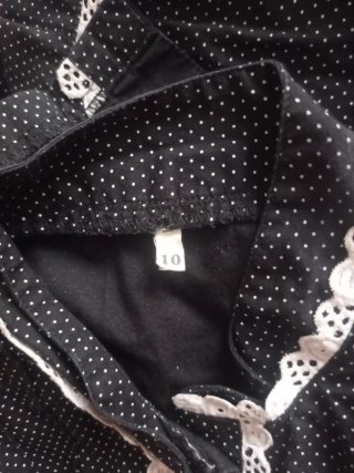 Traje Arrantzal Negro y Blanco