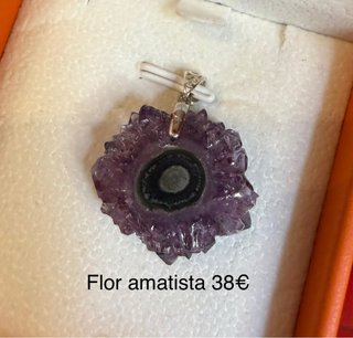 Flores Amatista Plata 925 PRECIO UNIDAD