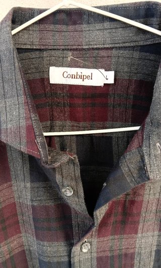 Camicia uomo Conbipel, tg L, cotone, made in Italy