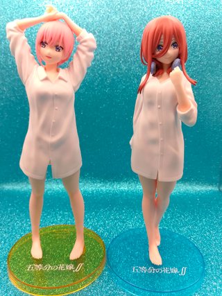 anime figure miku e ichika nakano fascinity set