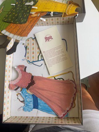 Collezione di bambole di carta vintage