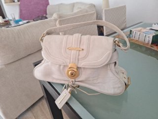 Bolso Bimba y Lola Blanco y Dorado