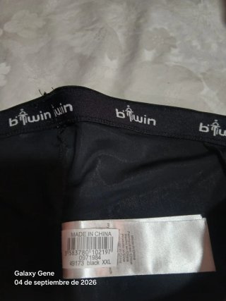 Culotte B'TWIN corto sin tirantes XXL