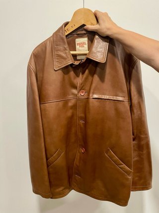 Chaqueta de cuero EUSKEL PIEL marrón