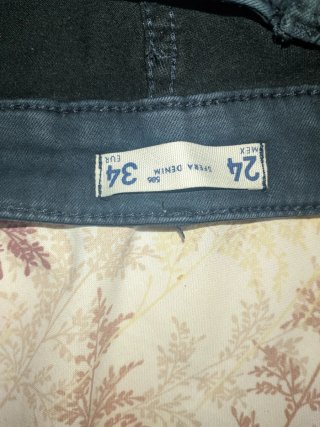 Pantalón pitillo Sfera azul marino talla 34