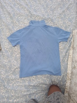 Camiseta Polo Azul para niño H&M ,talla 9-10