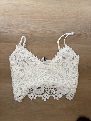 Top encaje Stradivarius Talla S