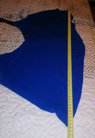 Top volantes azul Trafaluc T.S