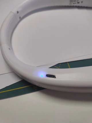 Ventilador de cuello Amazon blanco 3 velocidades