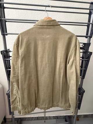 Sobrecamisa pana Zara verde caqui Talla M