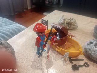 Playmobil Pirati: Barca e Figure