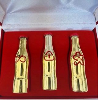 Set di 3 Mini Bottiglie Coca Cola FIFA 2014