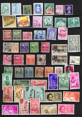 Lote Sellos Españoles y Mundiales