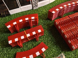 Pianos para Scalextric pista gris (3D)
