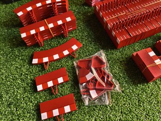 Pianos para Scalextric pista gris (3D)