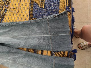 Pantalones tejanos campana