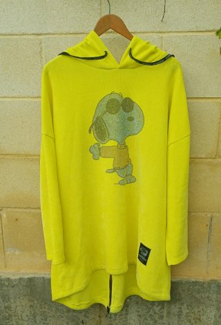 Sudadera Snoopy Neón Oversize