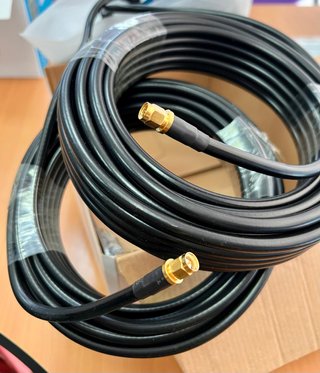 Antena Panel Woneect Alta Ganancia + Cable 10m