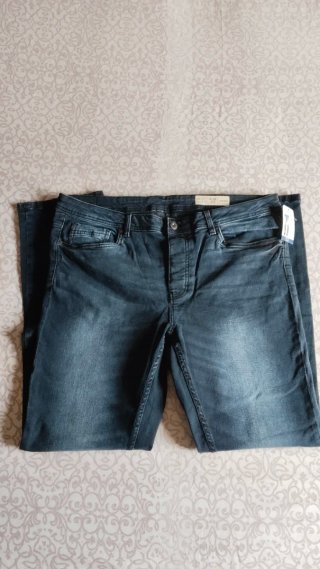 Pantalón vaquero azul elástico nuevo Livergy.