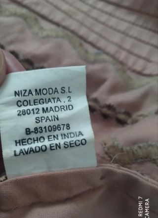 Falda bordada India Talla M
