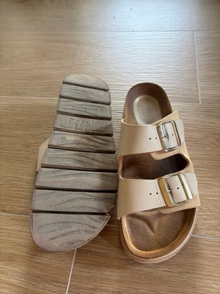 Sandalias Mustang Beige