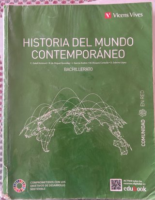 Historia del mundo contemporáneo. Vicens vives. 1
