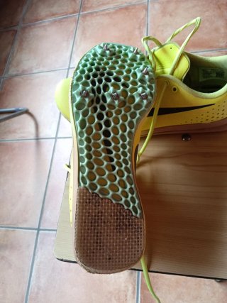 Zapatillas Nike Atletismo Triple Salto Amarillas