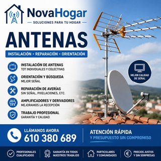 Antenas TDT - Instalación y Reparación 610 380 689