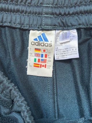 Pantalón Adidas 3 Rayas Gris Marino
