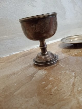 Cáliz de plata antiguo