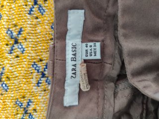 Pantalones Zara Marrones