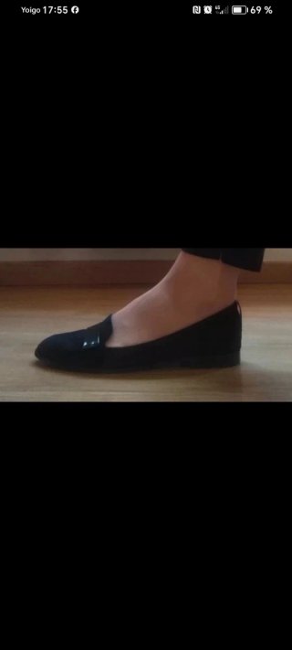 Zapatos planos negros