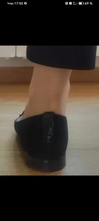 Zapatos planos negros