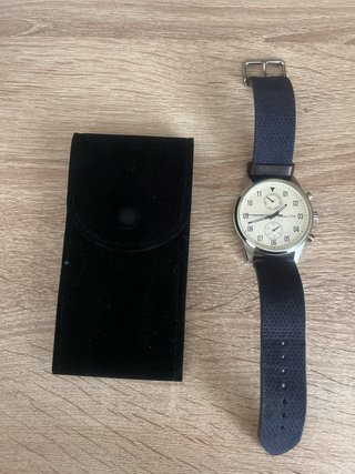 Reloj Massimo Dutti Azul y Plateado