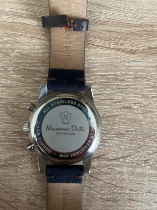 Reloj Massimo Dutti Azul y Plateado