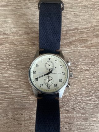 Reloj Massimo Dutti Azul y Plateado