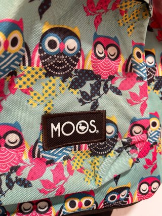 Mochila escolar con estampado de búhos