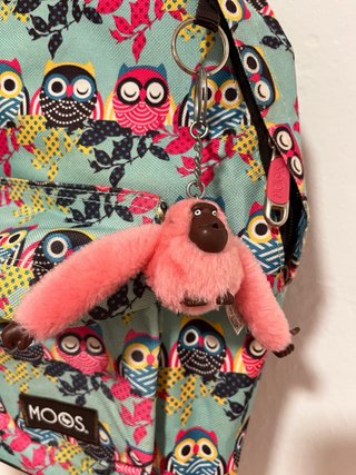 Mochila escolar con estampado de búhos