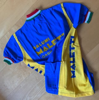 Maglia Ciclismo Vintage Misto Lana ANNI '70/'80