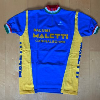 Maglia Ciclismo Vintage Misto Lana ANNI '70/'80