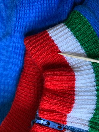 Maglia Ciclismo Vintage Misto Lana ANNI '70/'80