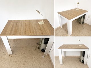 Mesa estudio madera 70x120 cm