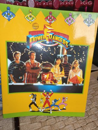 Lote articulos vintage años 90 Power Rangers