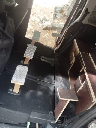 Mueble Camper con Cocina y Almacenamiento